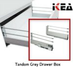 Tandem Box Drawer Channel (Double Gallery - 8") 500mm