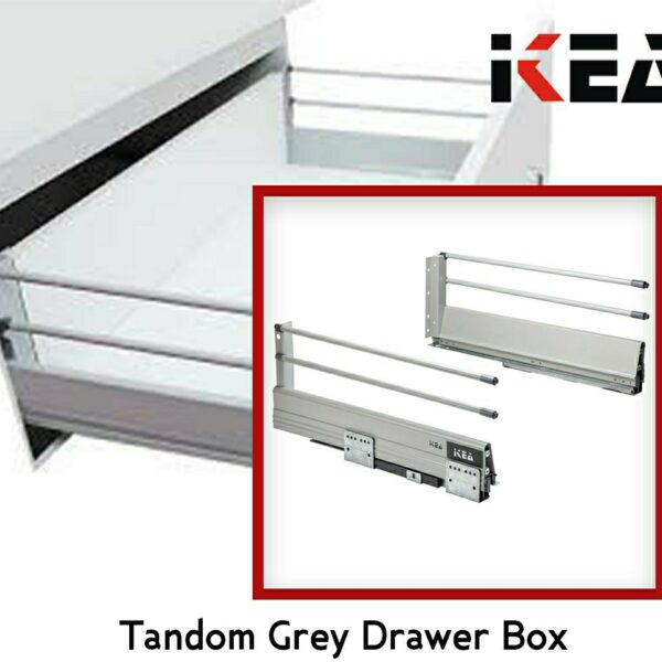 Tandem Box Drawer Channel (Double Gallery - 8") 500mm